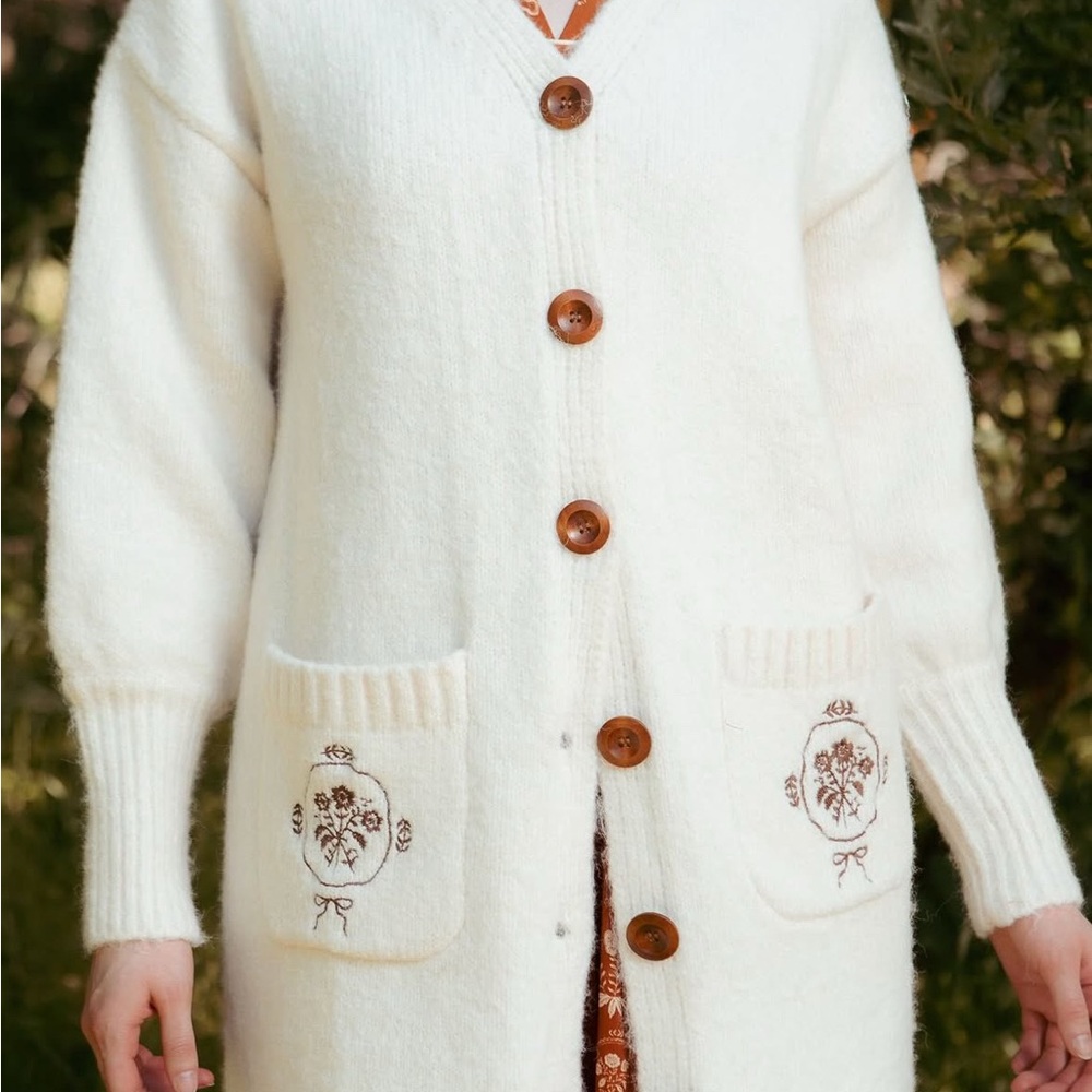 Ivy City Co Teresa Cardigan in Cream